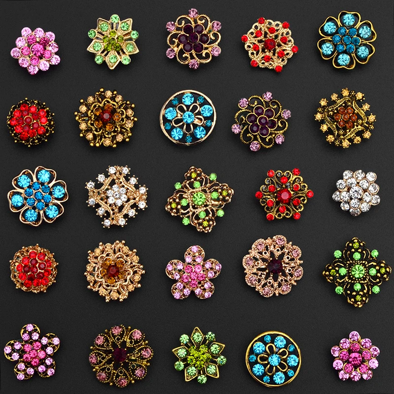 Brooch Pin 25 Colors Vintage Colorful Crystal Gold Flowers Rhinestone Brooch Pin Badge DIY Rhinestone Accessories Party Wedding
Brooch Pin 25 Colors Vintage Colorful Crystal Gold Flowers Rhinestone Brooch Pin Badge DIY Rhinestone Accessories Party Wedding