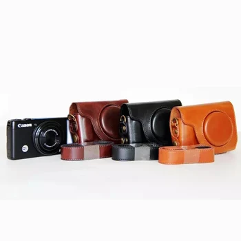 PU Leather case Camera Bag Cover for Canon powershot S120 S110 digital camera bag pouch with shoulder strap
PU Leather case Camera Bag Cover for Canon powershot S120 S110 digital camera bag pouch with shoulder strap