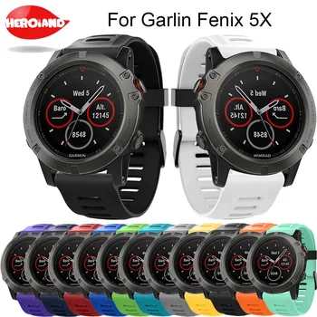 Replacement Silicagel Soft Band Strap wrist watch Band strap bracelet for Garmin Fenix 3 5x Smart Watch Silicone strap watchband
Replacement Silicagel Soft Band Strap wrist watch Band strap bracelet for Garmin Fenix 3 5x Smart Watch Silicone strap watchband