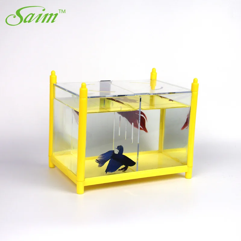 Saim Mini Fish Breeder Box Aquarium Betta Fish Bowl Acrylic Aquarium Hatchery Breeding Box Desktop Glass Fish Tank Isolation Box
Saim Mini Fish Breeder Box Aquarium Betta Fish Bowl Acrylic Aquarium Hatchery Breeding Box Desktop Glass Fish Tank Isolation Box