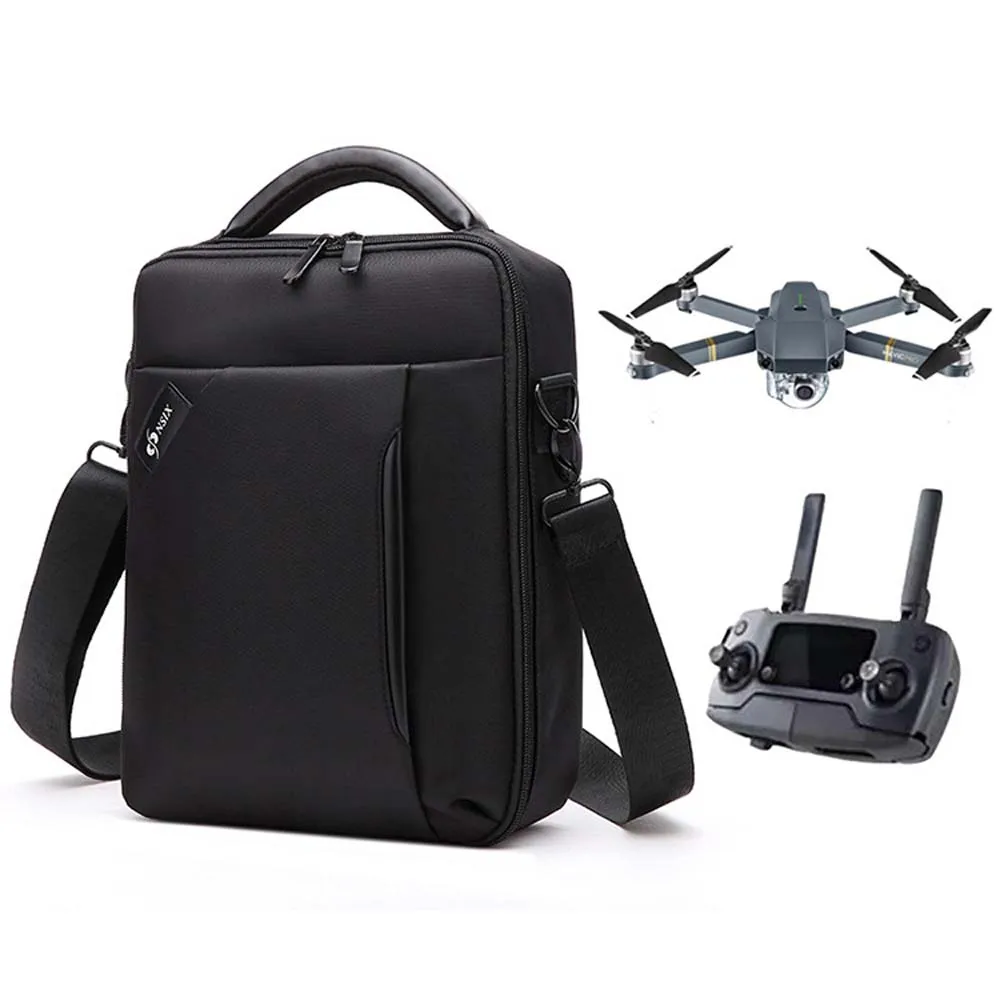 New Waterproof Material Black Single shoulder bag battery controller charger cables carring case for DJI MAVIC Pro Accessories
New Waterproof Material Black Single shoulder bag battery controller charger cables carring case for DJI MAVIC Pro Accessories
