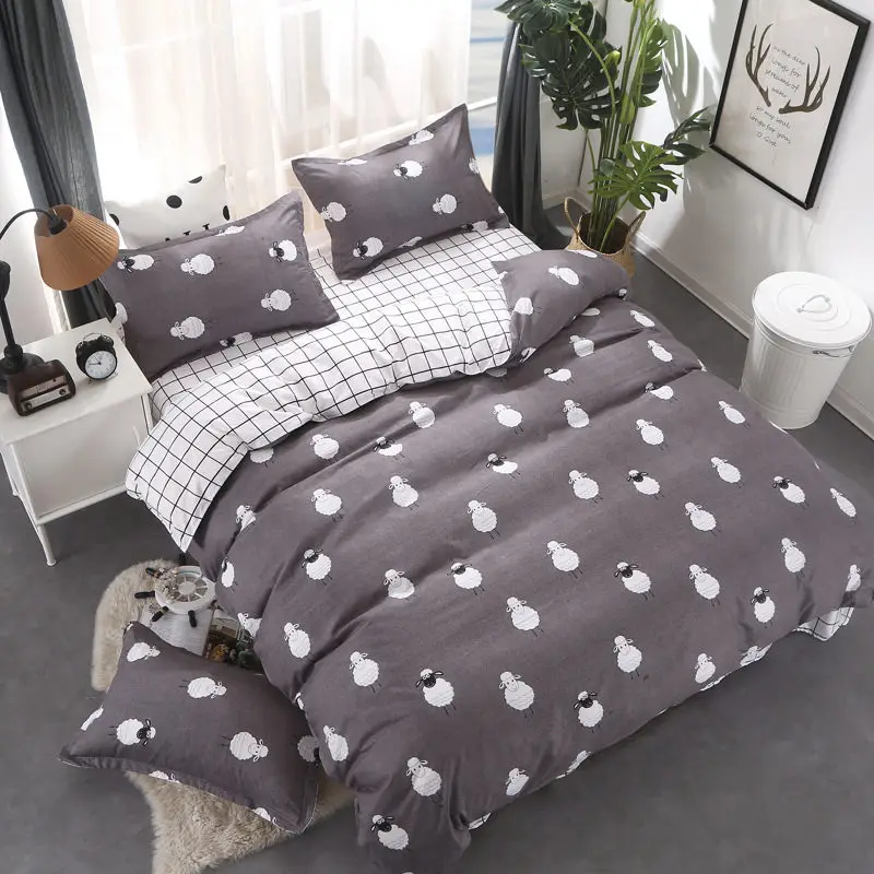 Cartoon Sheep 4pcs Girl Boy Kid Bed Cover Set Duvet Cover Adult Child Bed Sheets And Pillowcases Comforter Bedding Set 2TJ-61013
Cartoon Sheep 4pcs Girl Boy Kid Bed Cover Set Duvet Cover Adult Child Bed Sheets And Pillowcases Comforter Bedding Set 2TJ-61013