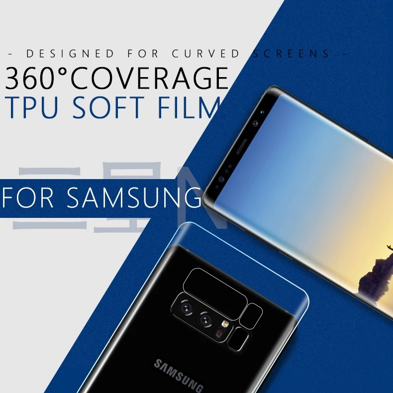 Musubo Full Body Glass Film For Samsung Galaxy S9+ S8 Plus S10+ S10E Soft Screen Protector For Samsung Note 10 10+ Note 9 Note 8
Musubo Full Body Glass Film For Samsung Galaxy S9+ S8 Plus S10+ S10E Soft Screen Protector For Samsung Note 10 10+ Note 9 Note 8