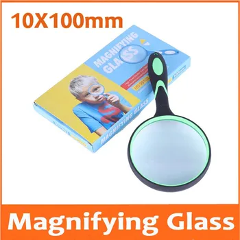 10X Gift Toys Educational Handheld Magnifier Children Loupa Magnifying Glass 100mm Lens Reading Glasses with Plastic Handle
10X Gift Toys Educational Handheld Magnifier Children Loupa Magnifying Glass 100mm Lens Reading Glasses with Plastic Handle