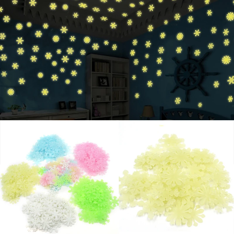 Urijk 3D Sta Snowflake Glow In Dark Luminous Fluorescent For Kids Room Wall Sticker Colorful Wall Decal Home Decorations
Urijk 3D Sta Snowflake Glow In Dark Luminous Fluorescent For Kids Room Wall Sticker Colorful Wall Decal Home Decorations