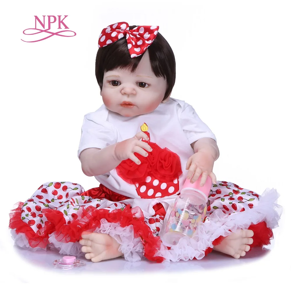 NPK Full Silicone Vinyl Body Reborn Baby Doll Girl Soft Silicone Lifelike Newborn Princess Baby Doll Bonecas Bebes Reborn Menina
NPK Full Silicone Vinyl Body Reborn Baby Doll Girl Soft Silicone Lifelike Newborn Princess Baby Doll Bonecas Bebes Reborn Menina