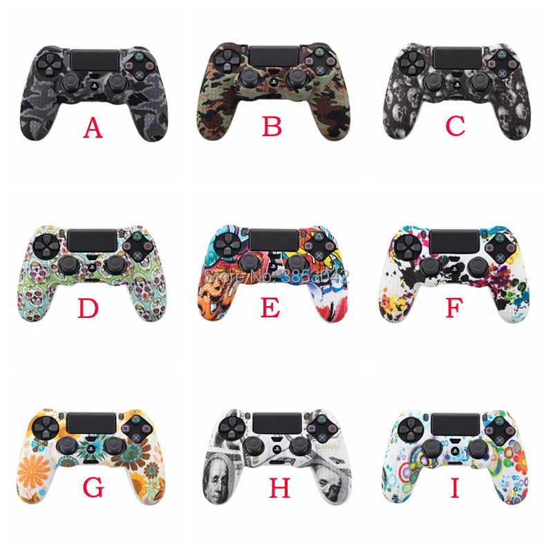 20 шт для Dualshock 4 PS4 Slim Pro контроллер Шипованная Кожа Премиум Защитный