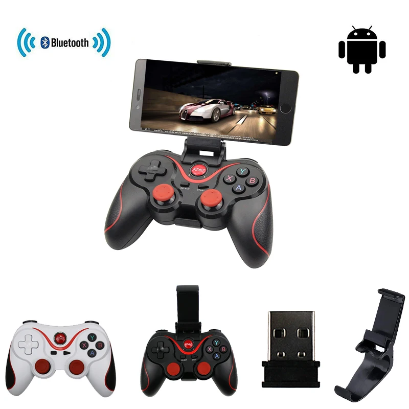 Bluetooth Wireless T3 Game Controller For Smart Phone Joystick 3.0 Android Gamepad Gaming Remote Control For PC XP/7/8/10
Bluetooth Wireless T3 Game Controller For Smart Phone Joystick 3.0 Android Gamepad Gaming Remote Control For PC XP/7/8/10