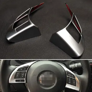 ABS Chrome Interior 2Pcs Matt Steering Wheel Cover button Mouldings Trim Fits For Mazda M6 Atenza 2014 2015 Accessories
ABS Chrome Interior 2Pcs Matt Steering Wheel Cover button Mouldings Trim Fits For Mazda M6 Atenza 2014 2015 Accessories