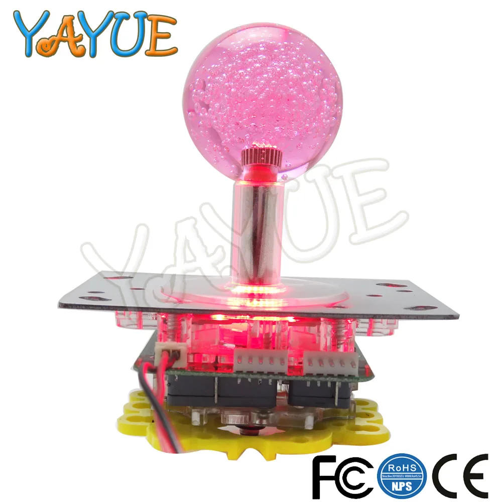 LED Illuminated Arcade Joystick 2/4/8 Way Single Lighted Stick Crane Machine Acrylic Ball
LED Illuminated Arcade Joystick 2/4/8 Way Single Lighted Stick Crane Machine Acrylic Ball