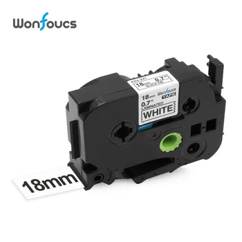 18mm Compatible Brother tz Label Tapes TZe241 tze-241 tz241 Black on White Laminated Printer Ribbons For P-Touch Label Maker
18mm Compatible Brother tz Label Tapes TZe241 tze-241 tz241 Black on White Laminated Printer Ribbons For P-Touch Label Maker