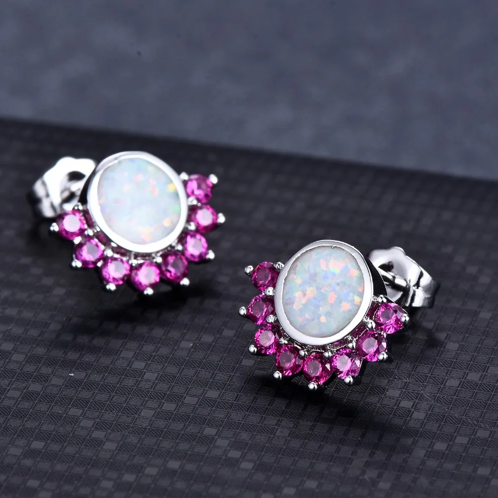 925 Sterling Silver Sunshine Cute Crystal Opal Earrings For Women New Arrival Gifts For Girls
925 Sterling Silver Sunshine Cute Crystal Opal Earrings For Women New Arrival Gifts For Girls