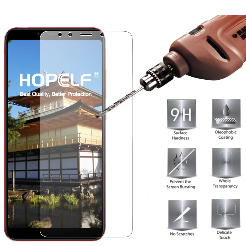 HOPELF Tempered Glass for Xiaomi Mi A2 Screen Protector 9H 2.5D Phone Protective | Мобильные телефоны и аксессуары