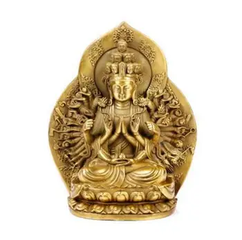 Copper Statue Open Light, pure copper, a Buddism godness Guanyin, Avalokitesvara, crafts, Guanyin Bodhisattva, Buddha statue~ 
Copper Statue Open Light, pure copper, a Buddism godness Guanyin, Avalokitesvara, crafts, Guanyin Bodhisattva, Buddha statue~