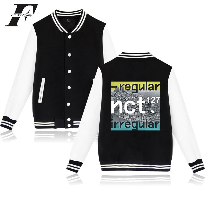LUCKYFRIDAYF NCT 127 Regular kpop fashion Baseball Jacket men women tracksuit Sweatshirt unisex casual harajuku Jackets coat top
LUCKYFRIDAYF NCT 127 Regular kpop fashion Baseball Jacket men women tracksuit Sweatshirt unisex casual harajuku Jackets coat top