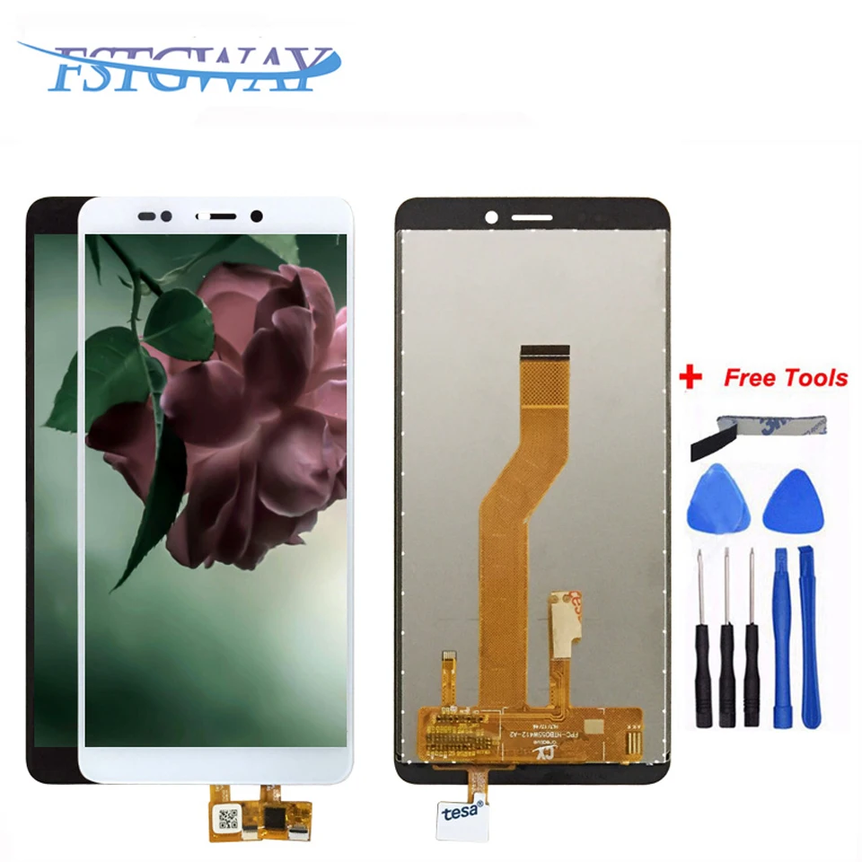 Black/White color For 5.45 inch Wiko Jerry 3 LCD Display+Touch Screen Digitizer Assembly Replacement for Wiko Jerry3+Free Tools
Black/White color For 5.45 inch Wiko Jerry 3 LCD Display+Touch Screen Digitizer Assembly Replacement for Wiko Jerry3+Free Tools