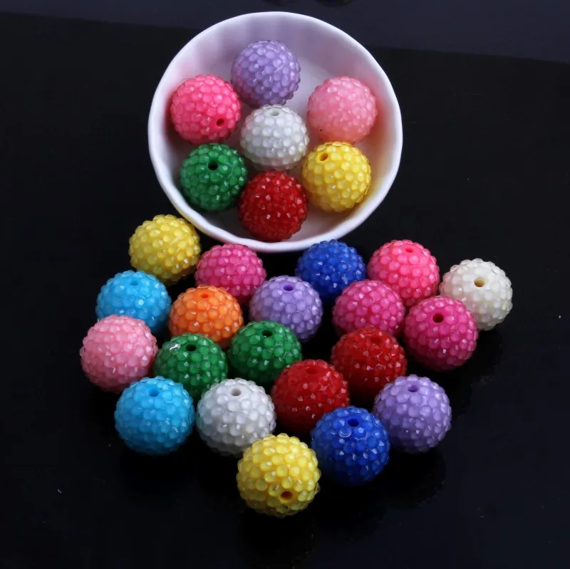 OYKZA Chunky Resin Clear Rhinestone Ball Bubble Solid Beads for Kids Girls Fashion Jewelry Beaded Necklace Making 10mm to 22mm
OYKZA Chunky Resin Clear Rhinestone Ball Bubble Solid Beads for Kids Girls Fashion Jewelry Beaded Necklace Making 10mm to 22mm