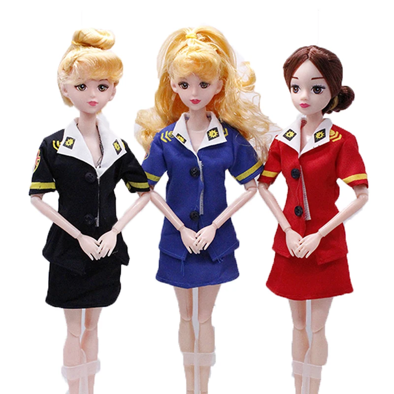 2Pcs/Set Doll Stewardess Skirt Clothes Professional Suits Work Clothes Uniform For Doll Fashion Clothing Doll Accessories
2Pcs/Set Doll Stewardess Skirt Clothes Professional Suits Work Clothes Uniform For Doll Fashion Clothing Doll Accessories