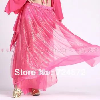 Belly dance dancing wear clothes sexy Bronzing silk ears belly dance stage skirt
Belly dance dancing wear clothes sexy Bronzing silk ears belly dance stage skirt