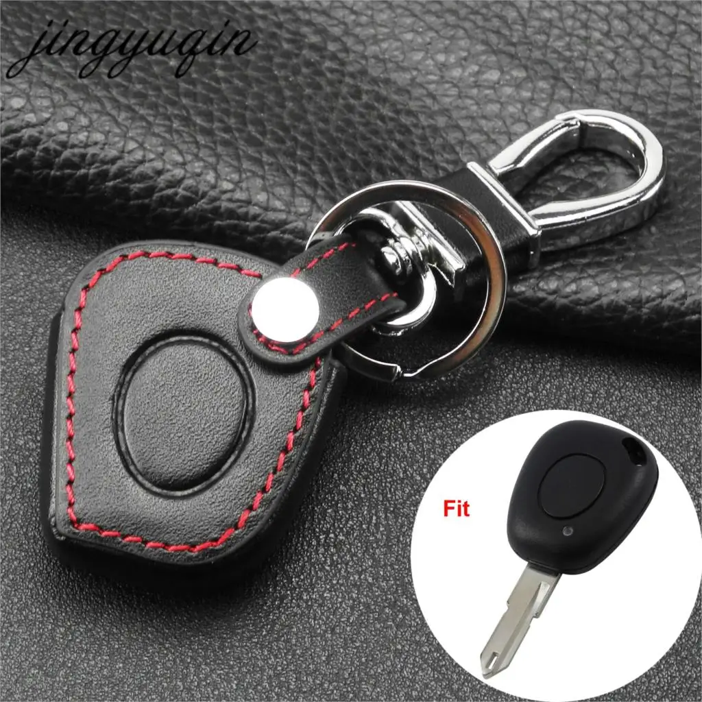 jingyuqin 1 Button Key Leather Cover fit for Renault Megane Clio Scenic 1 BN IR Remote Case Fob Shell Holder
jingyuqin 1 Button Key Leather Cover fit for Renault Megane Clio Scenic 1 BN IR Remote Case Fob Shell Holder