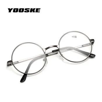YOOSKE Reading Glasses Retro Men Women Round Mirror Metal Frame Glasses Plain Mirror Personalized + 100...+400
YOOSKE Reading Glasses Retro Men Women Round Mirror Metal Frame Glasses Plain Mirror Personalized + 100...+400