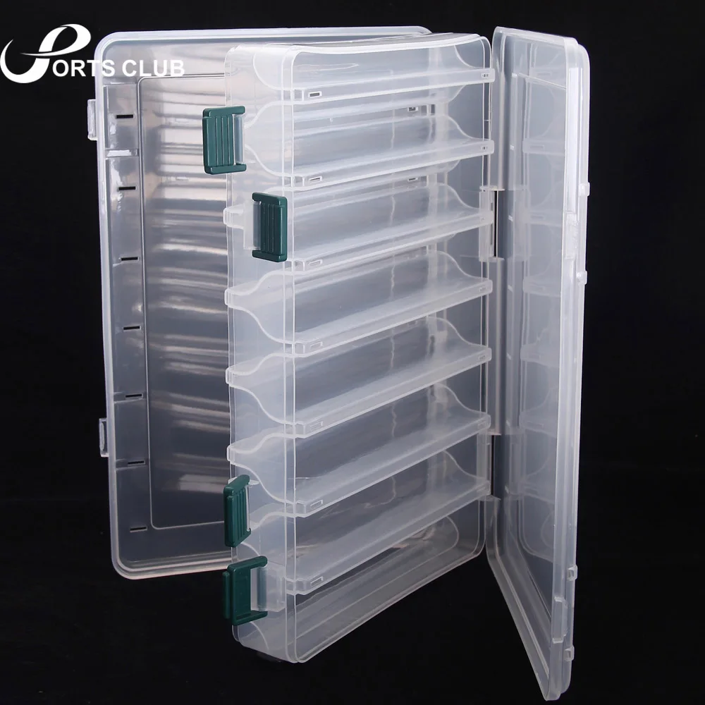 14 Compartments Fishing Box Double Sided High Strength Plastic Fishing Lure Box with Drain Hole Fishing Tackle Boxes 27*18*4.7CM
14 Compartments Fishing Box Double Sided High Strength Plastic Fishing Lure Box with Drain Hole Fishing Tackle Boxes 27*18*4.7CM