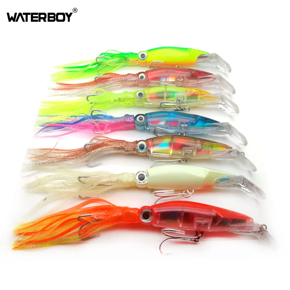 WATERBOY 14cm 40g Big Game Skirts Octopus Trolling Fishing Bait fishing Tackle 6 Colors Available Bionic Squid fish Lure
WATERBOY 14cm 40g Big Game Skirts Octopus Trolling Fishing Bait fishing Tackle 6 Colors Available Bionic Squid fish Lure