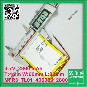 Safety Packing (Level 4) 406080 3.7V 2800mah Lithium polymer Battery with Protection Board For VX787 VX530 VX540T VX585 Free Sh
Safety Packing (Level 4) 406080 3.7V 2800mah Lithium polymer Battery with Protection Board For VX787 VX530 VX540T VX585 Free Sh