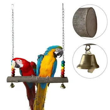 Parrot Chew Toy Big Swing Suspension Bridge Chain Swing For Cock Hen Birds Climb And Chew Pet Swings 
Parrot Chew Toy Big Swing Suspension Bridge Chain Swing For Cock Hen Birds Climb And Chew Pet Swings