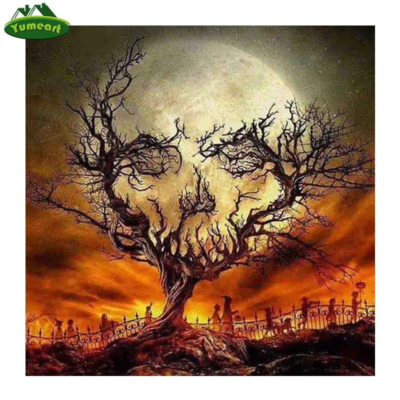 YUMEART Halloween Night DIY Full Drill Square Diamond Painting Cross Stitch Needlework 5D Mosaic Diamond Embroidery Tree Branch
YUMEART Halloween Night DIY Full Drill Square Diamond Painting Cross Stitch Needlework 5D Mosaic Diamond Embroidery Tree Branch