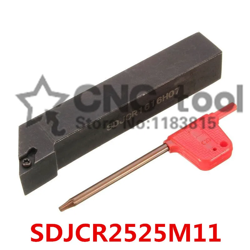 SDJCR2525M11/ SDJCL2525M11 Metal Lathe Cutting Tools Lathe Machine CNC Turning Tools External Turning Tool Holder S-Type SDJCR/L
SDJCR2525M11/ SDJCL2525M11 Metal Lathe Cutting Tools Lathe Machine CNC Turning Tools External Turning Tool Holder S-Type SDJCR/L