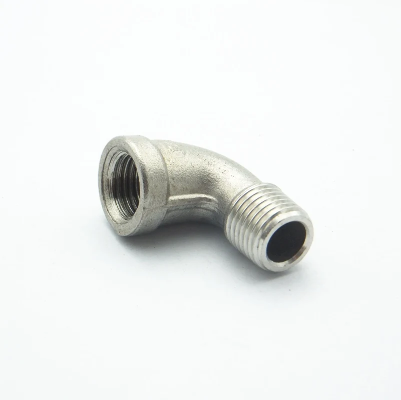 1/8" BSP Female x 1/8" BSP Male Thread 90 Degree Elbow 304 Stainless Steel Threaded Pipe Fitting Connector For Water Oil Air
1/8" BSP Female x 1/8" BSP Male Thread 90 Degree Elbow 304 Stainless Steel Threaded Pipe Fitting Connector For Water Oil Air