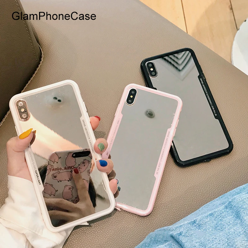 GlamPhoneCase Luxury Mirror Phone Cases For iPhoneXS Max XS XR 8 8plus 7 7plus 6S/6 Plus COOL Girl Back Cover Anti-knock Protect
GlamPhoneCase Luxury Mirror Phone Cases For iPhoneXS Max XS XR 8 8plus 7 7plus 6S/6 Plus COOL Girl Back Cover Anti-knock Protect