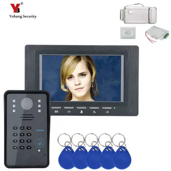 Yobang Security Password RFID Access Control 7''Inch Wired Video Door Phone System Visual Video Intercom Doorbell Electric Lock
Yobang Security Password RFID Access Control 7''Inch Wired Video Door Phone System Visual Video Intercom Doorbell Electric Lock