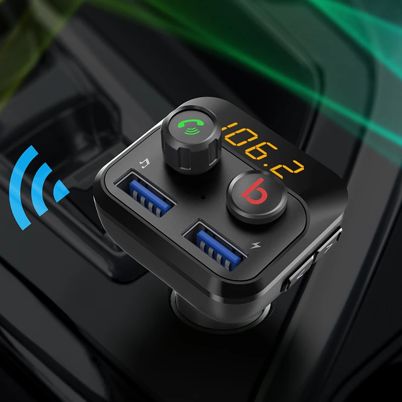CDEN Bluetooth 5.0 Receiver FM Transmitter Car MP3 Music Player USB Car Charger U Disk TF Card Lossless EQ Sound Effect Stereo
CDEN Bluetooth 5.0 Receiver FM Transmitter Car MP3 Music Player USB Car Charger U Disk TF Card Lossless EQ Sound Effect Stereo