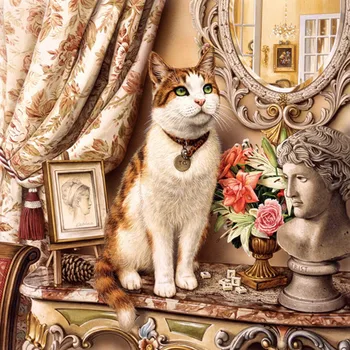 New Diamond mosaic diamond embroidery beads cat Sculpture flower animal diamonds cross stitch painting handwork kits wall decor
New Diamond mosaic diamond embroidery beads cat Sculpture flower animal diamonds cross stitch painting handwork kits wall decor