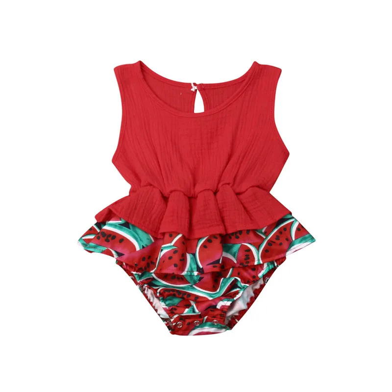 Focusnorm New Infant Baby Girl 0-24M Romper Princess Romper Print Watermelon Ruffle Romper Outfits Clothes
Focusnorm New Infant Baby Girl 0-24M Romper Princess Romper Print Watermelon Ruffle Romper Outfits Clothes