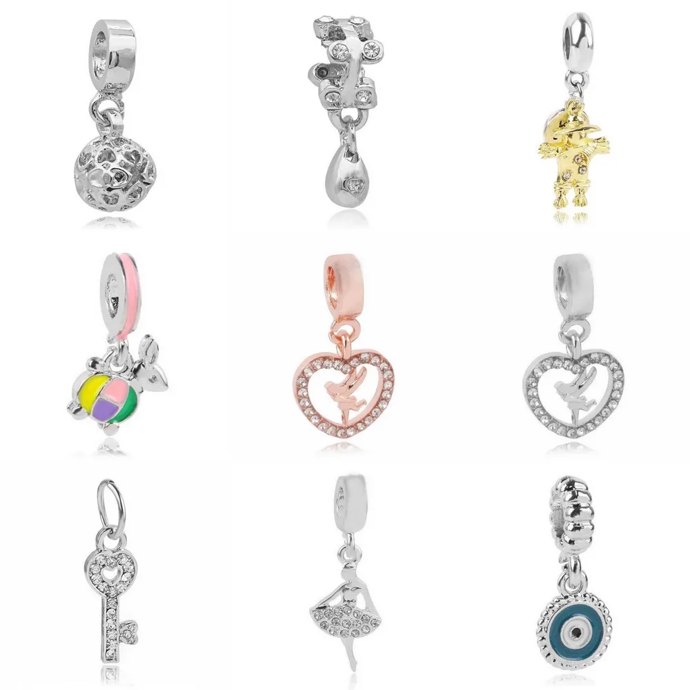 Newest Silver Rabbit Evil Eye Angel water drop Key Charm Fit Pandora Beads Bracelet DIY 925 Accessories Jewelry Making
Newest Silver Rabbit Evil Eye Angel water drop Key Charm Fit Pandora Beads Bracelet DIY 925 Accessories Jewelry Making