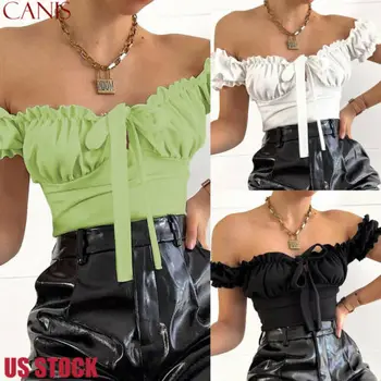 Women's 2019 Summer Frill Off Shoulder V-neck Lace Bodysuit Stretch Party Leotard Top Casual Sexy Ladies Slim Beach Jumpsuit
Women's 2019 Summer Frill Off Shoulder V-neck Lace Bodysuit Stretch Party Leotard Top Casual Sexy Ladies Slim Beach Jumpsuit