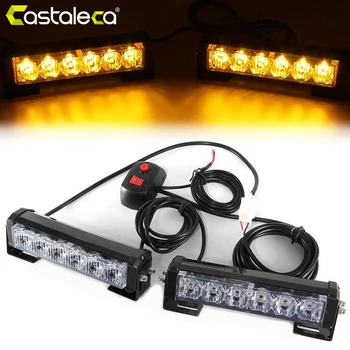 Castaleca Car Truck Emergency Warning Strobe Lights 2X 6 LED Flashing Police DRL Fog Lamp Grille Daytime Running Light 36W 12V
Castaleca Car Truck Emergency Warning Strobe Lights 2X 6 LED Flashing Police DRL Fog Lamp Grille Daytime Running Light 36W 12V