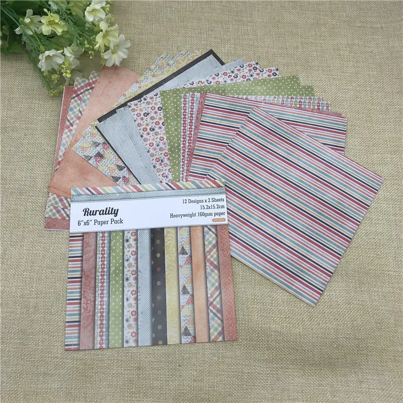 24 sheet 6"X6"Rurality the flower patterned paper Scrapbooking paper pack handmade craft paper craft Background pad
24 sheet 6"X6"Rurality the flower patterned paper Scrapbooking paper pack handmade craft paper craft Background pad