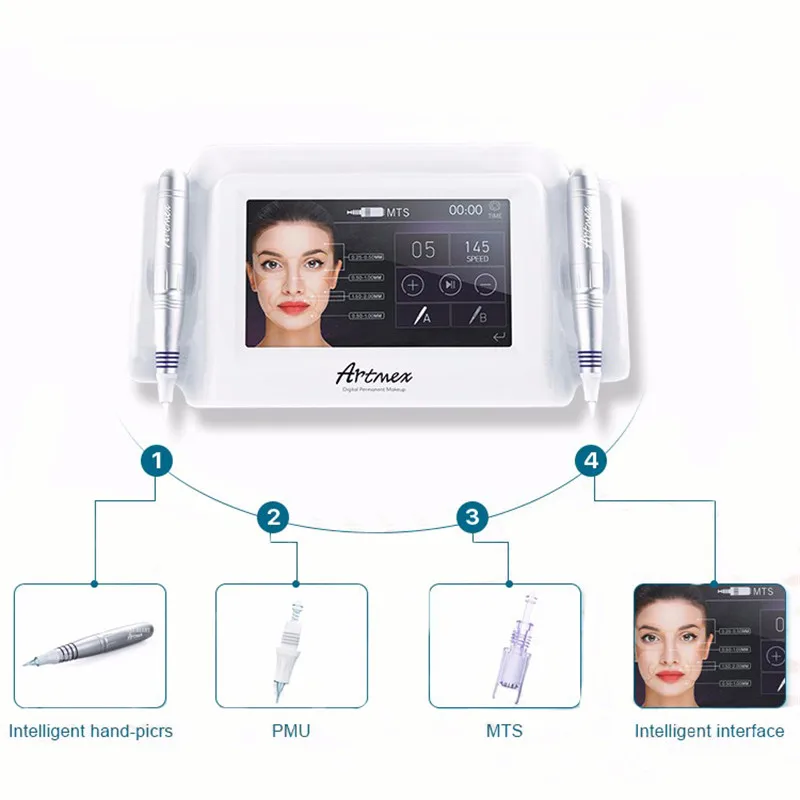 Tattoo Gun Digital Touch Screen Permanent Makeup Machine Eyebrow Eyeliner Lip PMU MTS 2 Gun Rotary Machine V8
Tattoo Gun Digital Touch Screen Permanent Makeup Machine Eyebrow Eyeliner Lip PMU MTS 2 Gun Rotary Machine V8