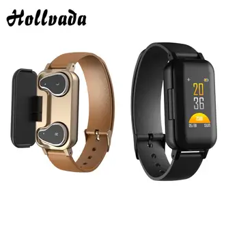T89 TWS Smart Binaural Bluetooth Headphone Fitness Bracelet Heart Rate Monitor Smart Wristband Sport Watch Men Women Smart band
T89 TWS Smart Binaural Bluetooth Headphone Fitness Bracelet Heart Rate Monitor Smart Wristband Sport Watch Men Women Smart band