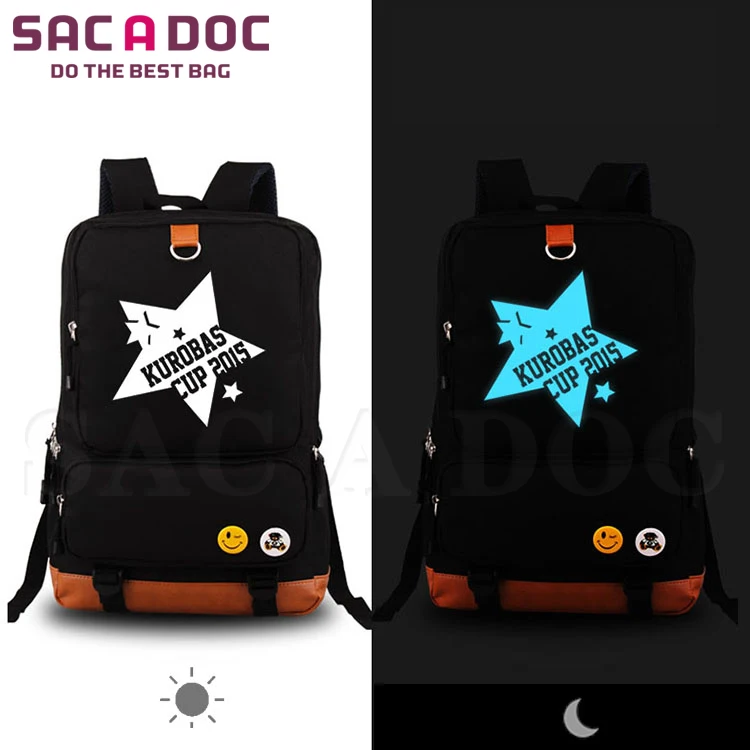 Anime Kuroko No Basket Laptop Backpack Luminous Canvas Backpack Kurobas Cup 2015 Printing Travel Bag Teens Students Laptop Bag
Anime Kuroko No Basket Laptop Backpack Luminous Canvas Backpack Kurobas Cup 2015 Printing Travel Bag Teens Students Laptop Bag