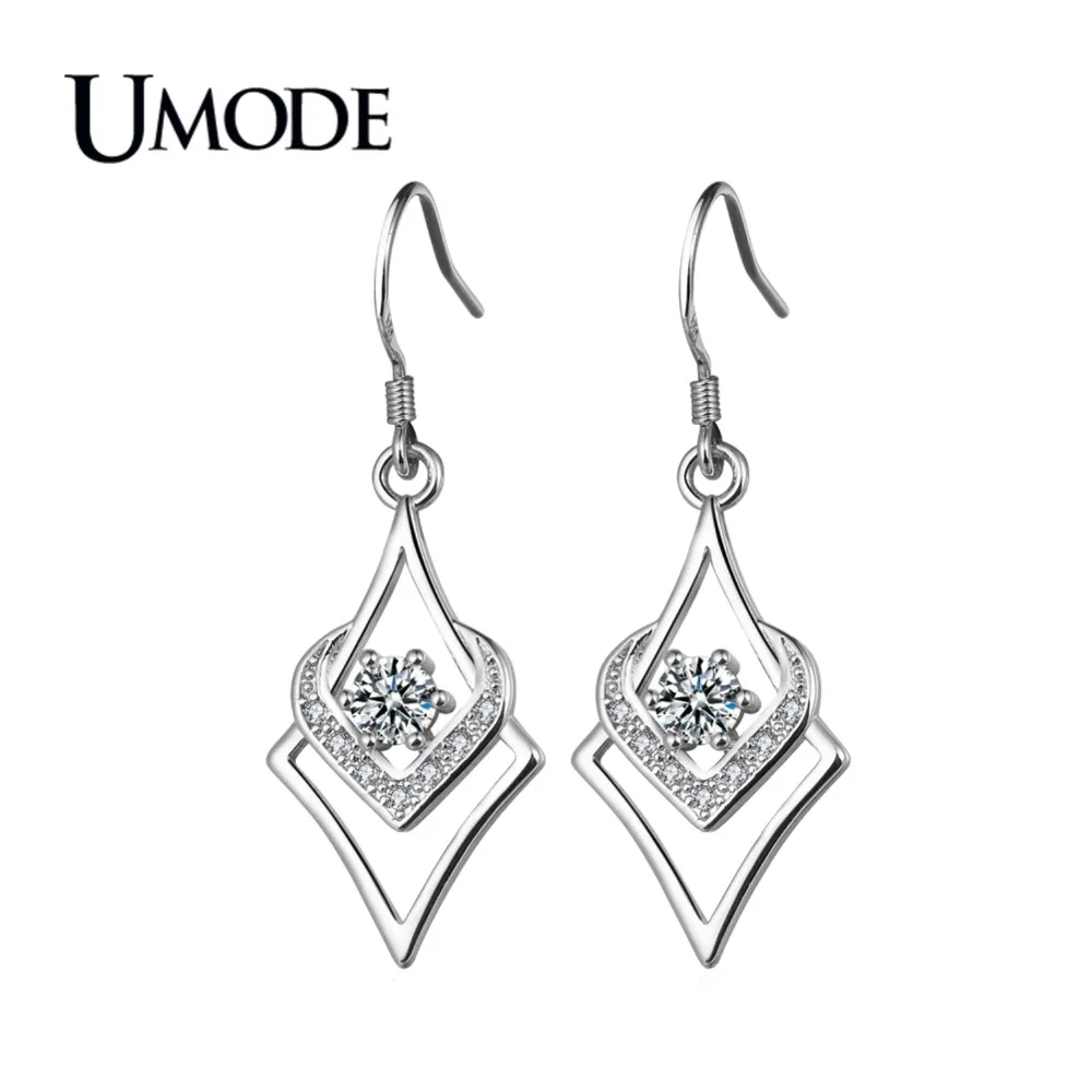 UMODE Trendy Fashion Clear Zirconia Rhombic Heart Drop Earrings for Women 2018 New Earring Jewelry Pendientes Mujer Moda AUE0418
UMODE Trendy Fashion Clear Zirconia Rhombic Heart Drop Earrings for Women 2018 New Earring Jewelry Pendientes Mujer Moda AUE0418