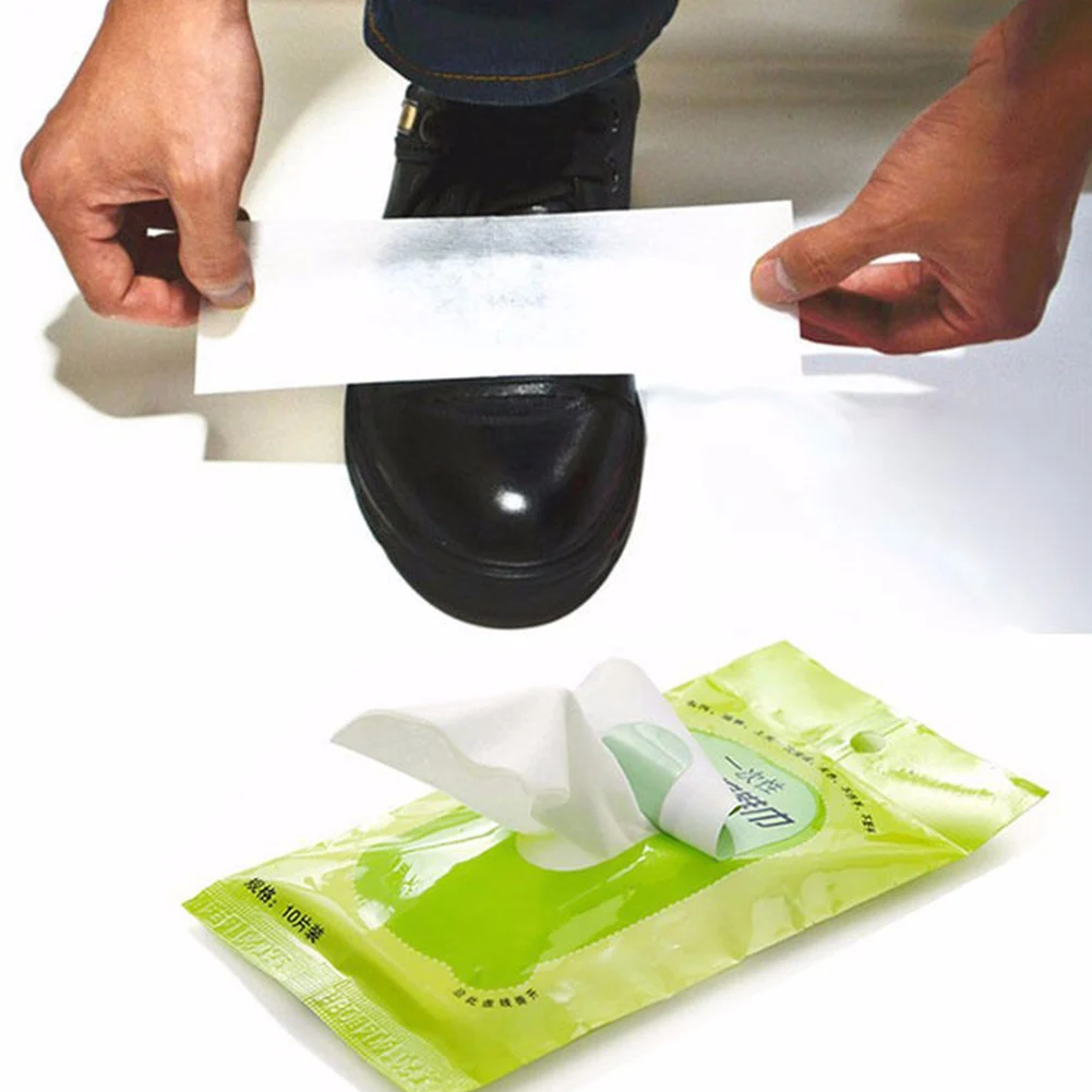 YJSFG HOUSE 10 pieces wet wipes decontamination Shoes Towel Parper small portable leather Non-woven Shoes Cleaning Care Wipes
YJSFG HOUSE 10 pieces wet wipes decontamination Shoes Towel Parper small portable leather Non-woven Shoes Cleaning Care Wipes