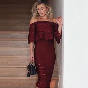 Women High Quality Summer Autumn Bandage Dress 2017 New Arrivals Sexy Off Shoulder Red Wine Short Sleeveless Dresses Vestidos
Women High Quality Summer Autumn Bandage Dress 2017 New Arrivals Sexy Off Shoulder Red Wine Short Sleeveless Dresses Vestidos