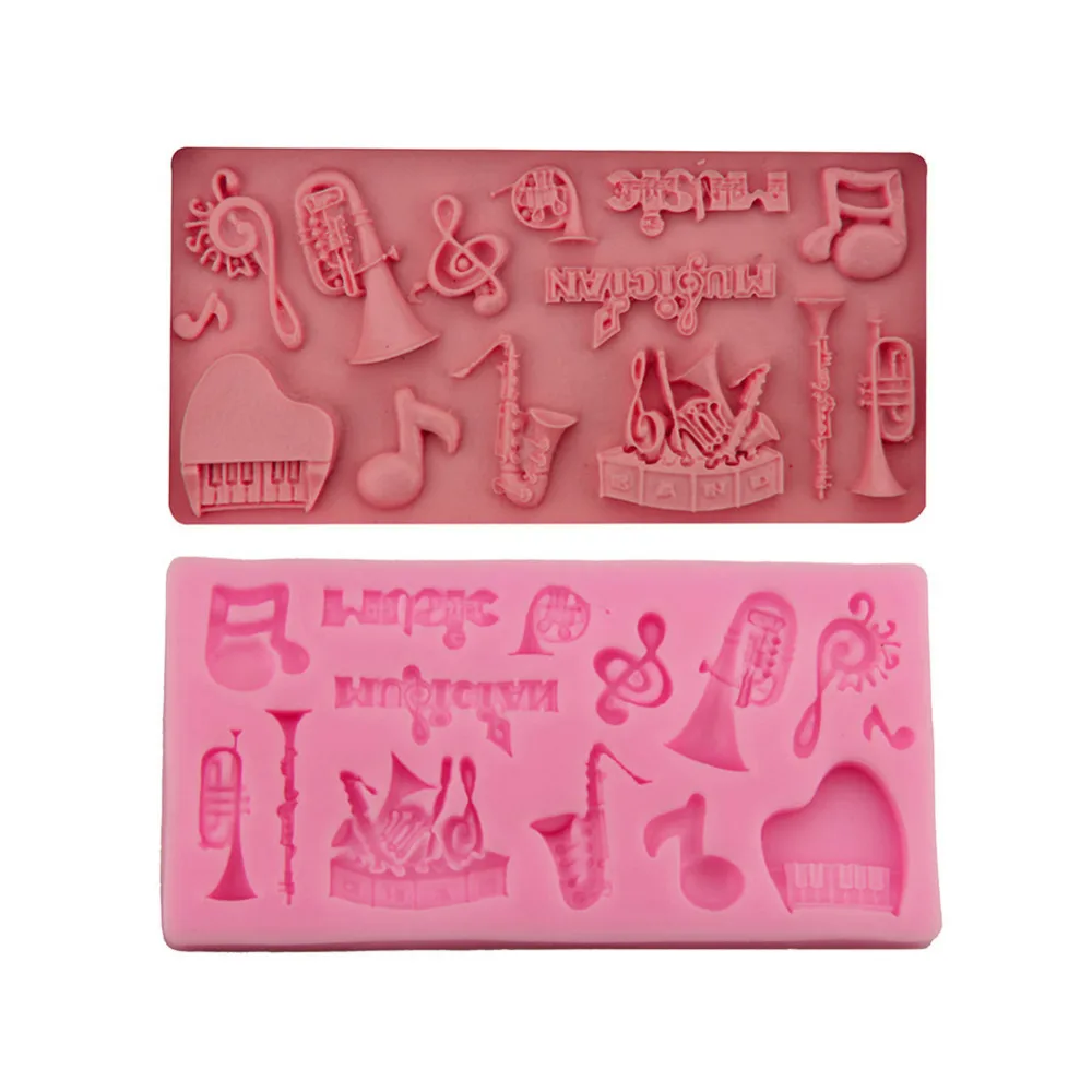 Music Notes Shape Silicone DIY Accessories Stainless Steel Molud Cake Cookies Chocolate Cutter Cartton shape Cake Tool
Music Notes Shape Silicone DIY Accessories Stainless Steel Molud Cake Cookies Chocolate Cutter Cartton shape Cake Tool