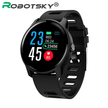 Robotsky S08 Smart watch IP68 Waterproof Swimming Sport Smartwatch Heart Rate Fitness Tracker Men Women Watch For Android IOS
Robotsky S08 Smart watch IP68 Waterproof Swimming Sport Smartwatch Heart Rate Fitness Tracker Men Women Watch For Android IOS