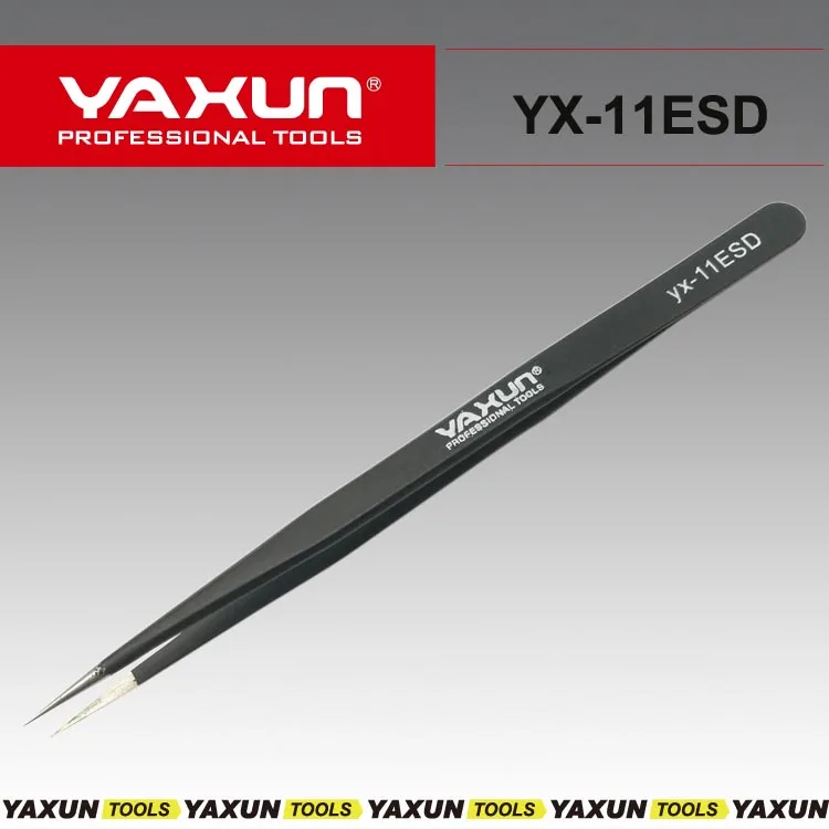 Free Shipping YAXUN YX-11ESD Stainless Steel Eyebrow Tweezers Mobile repair tools straight tweezer high quality tweezer
Free Shipping YAXUN YX-11ESD Stainless Steel Eyebrow Tweezers Mobile repair tools straight tweezer high quality tweezer